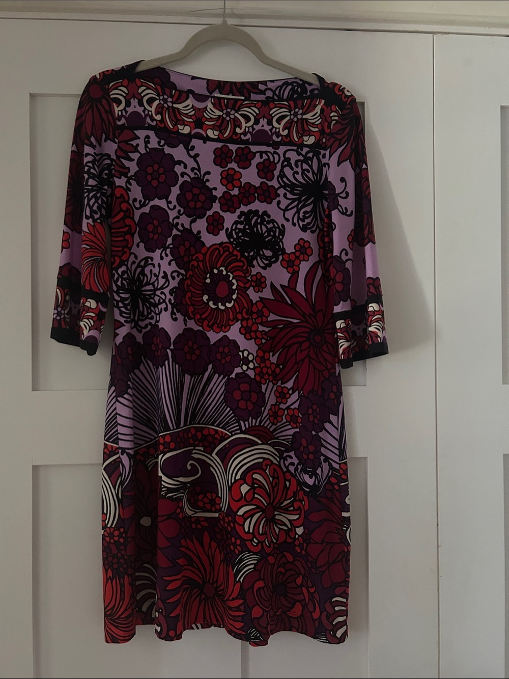 Donna Morgan Vibrant Floral Shift Dress